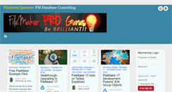 Desktop Screenshot of filemakerprogurus.com